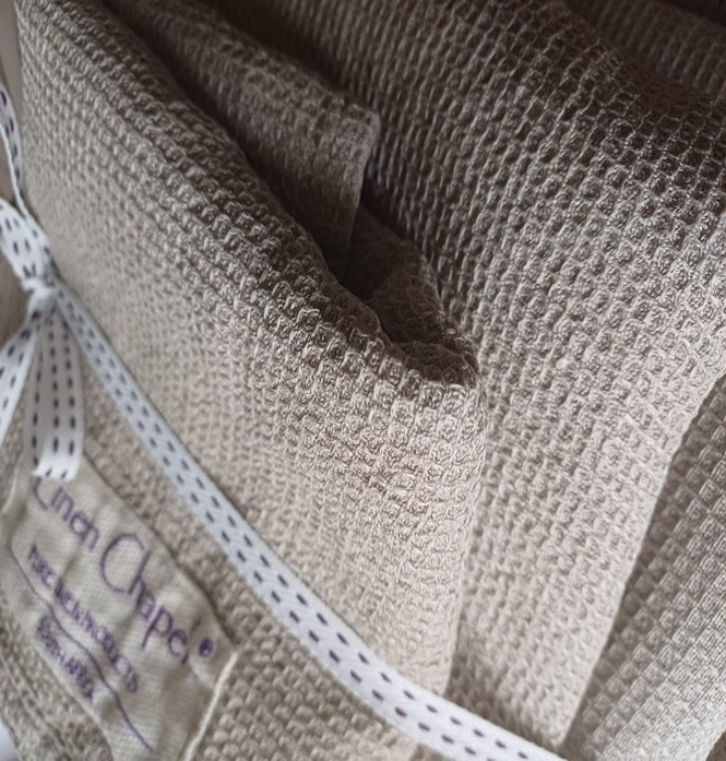 WELL Towel waffle weave close-up